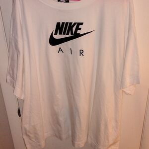 Nike Air White Tee with Black Logo